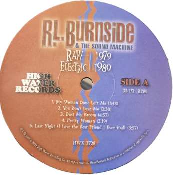 2LP R.L. Burnside & The Sound Machine: Raw Electric: 1979 - 1980