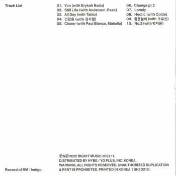 CD Rap Monster: Indigo