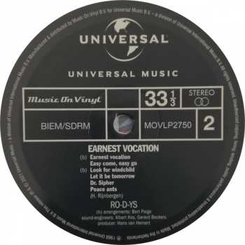 LP Ro-D-Ys: Earnest Vocation LTD | NUM | CLR