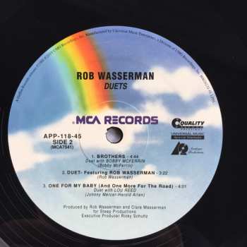 2LP Rob Wasserman: Duets