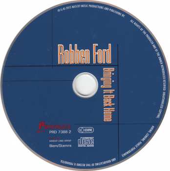 CD Robben Ford: Bringing It Back Home