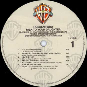 LP Robben Ford: Talk To Your Daughter