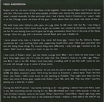 CD Fred Anderson: Duets 2001