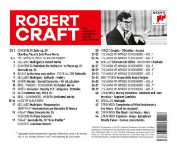 44CD/Set di cofanetti Robert Craft: The Complete Columbia Album Collection
