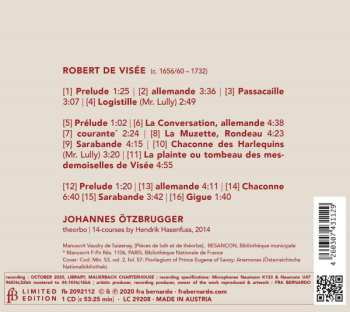 CD Robert de Visée: De Visee LTD