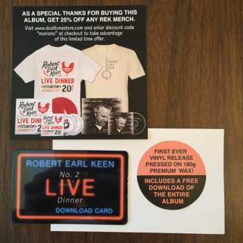 2LP Robert Earl Keen: No. 2 Live Dinner