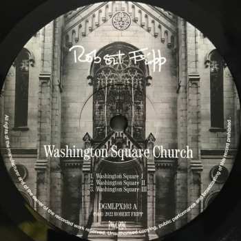 2LP Robert Fripp: Washington Square Church