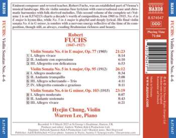 CD Robert Fuchs: Violin Sonatas Nos. 4–6