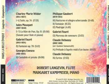 CD Robert Langevin: Paris, La Belle Époque