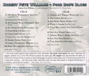2CD Robert Pete Williams: Poor Bob's Blues
