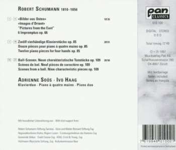 CD Robert Schumann: Bilder Aus Osten Op. 66; Zwölf Klavierstücke Op. 85; Ball-Szenen Op. 109 PIC