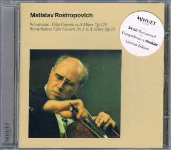 CD Robert Schumann: Schumann: Cello Concerto in A Minor Op. 129 / Saint-Saëns: Cello Concerto No. 1 in A Minor Op. 33 LTD