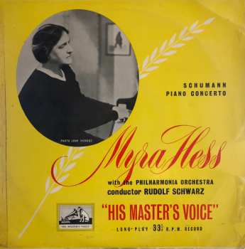 LP Robert Schumann: Concerto In A Minor, Op. 54 (10")