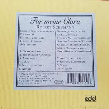 CD Robert Schumann: Fur Meine Clara