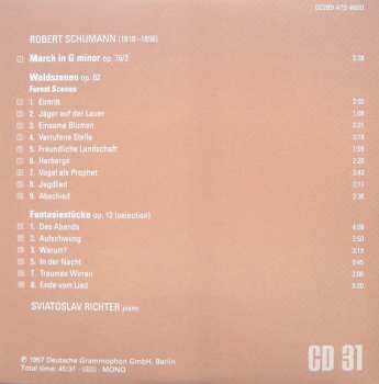 CD Robert Schumann: Marsch Nr. 2 G-Moll (Aus Vier Märche Op. 76) = March No. 2 In G Minor (From Four Marches Op. 76) / Waldszenen Op. 82 / Sechs Stücke Aus Fantasiestücke Op. 12 = Six Numbers From Fantasiestücke Op. 12