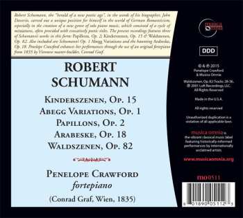 CD Robert Schumann: Kinderszenen, Op. 15 / Abegg Variations, Op. 1 / Papillons, Op. 2 / Arabeske, Op. 18 / Waldszenen, Op. 82