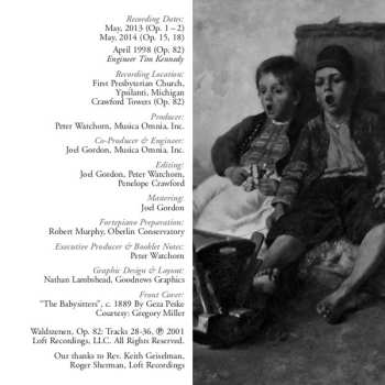 CD Robert Schumann: Kinderszenen, Op. 15 / Abegg Variations, Op. 1 / Papillons, Op. 2 / Arabeske, Op. 18 / Waldszenen, Op. 82