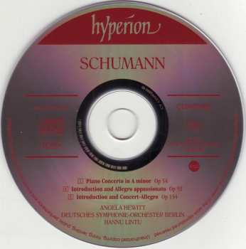 CD Robert Schumann: Piano Concerto • Introduction And Allegro Appassionato • Introduction And Concert-Allegro