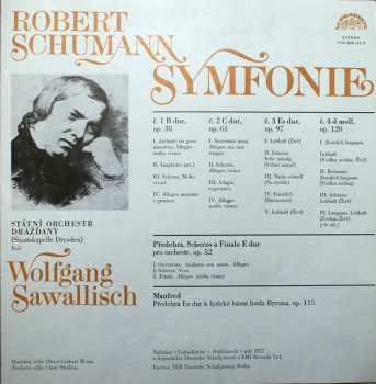 3LP/Set di cofanetti Robert Schumann: Symfonie / Předehra, Scherzo A Finale E Dur / Manfred (3xLP+ BOOKLET+BOX)