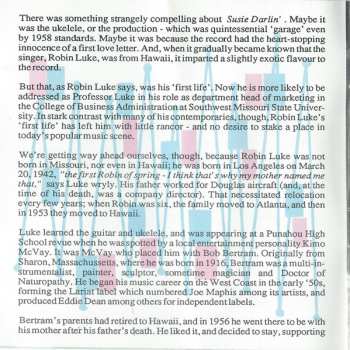 CD Robin Luke: Susie Darlin'