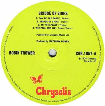 LP Robin Trower: Bridge Of Sighs
