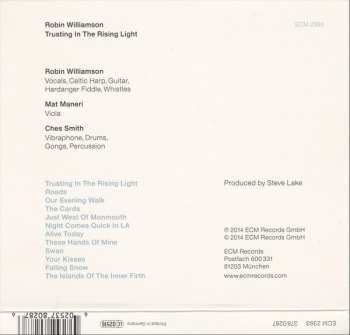 CD Robin Williamson: Trusting In The Rising Light