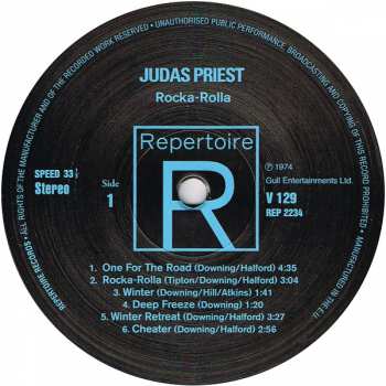 LP Judas Priest: Rocka Rolla