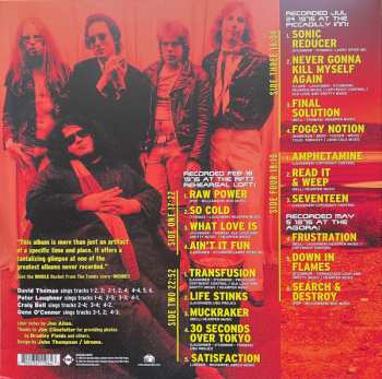 2LP Rocket From The Tombs: The Day The Earth Met The... (Live From Punk Ground Zero, Cleveland 1975) CLR | LTD