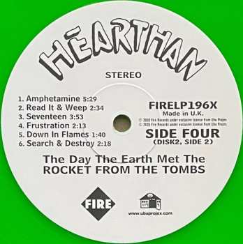 2LP Rocket From The Tombs: The Day The Earth Met The... (Live From Punk Ground Zero, Cleveland 1975) CLR | LTD