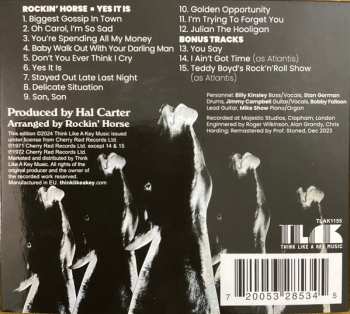 CD Rockin' Horse: Yes It Is DIGI
