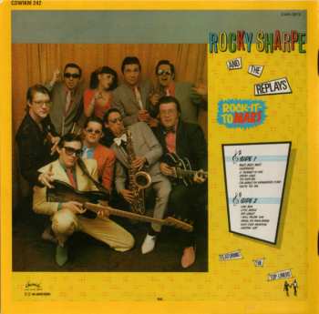 CD Rocky Sharpe & The Replays: Rock-It-To Mars