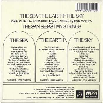3CD/Set di cofanetti Rod McKuen: The Sea · The Earth · The Sky