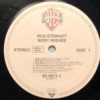LP Rod Stewart: Body Wishes