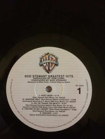 LP Rod Stewart: Greatest Hits Vol. 1