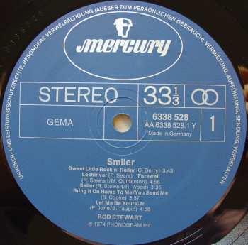LP Rod Stewart: Smiler