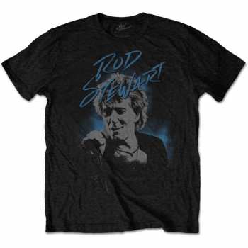 Merch Rod Stewart: Maglietta Scribble Photo 