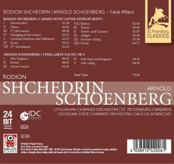 CD Arnold Schoenberg: Fatal Affairs