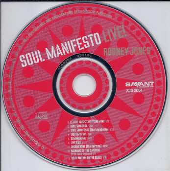 CD Rodney Jones: Soul Manifesto Live!