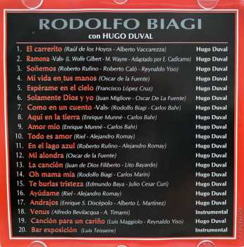CD Rodolfo Biagi: Rodolfo Biagi Con Hugo Duval 1956 / 1961