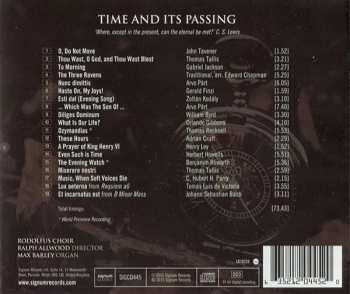 CD The Rodolfus Choir: Time and Its Passing