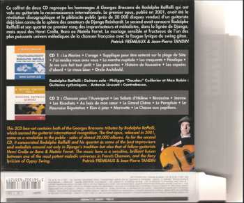 2CD/Set di cofanetti Rodolphe Raffalli: Intégrale Rodolphe Raffalli - Hommage à Georges Brassens