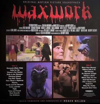 LP Roger Bellon: Waxwork Original Motion Picture Soundtrack CLR