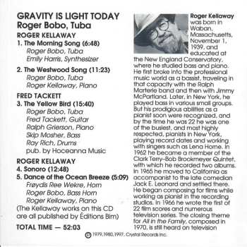 CD Roger Bobo: Gravity Is Light Today