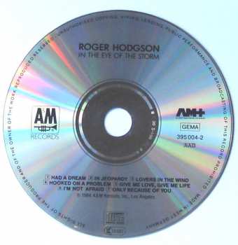 CD Roger Hodgson: In The Eye Of The Storm