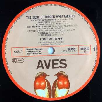 LP Roger Whittaker: The Best Of Roger Whittaker 2