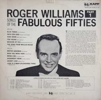 LP Roger Williams: Songs Of The Fabulous Fifties Part 1