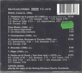 CD Lionel Rogg: Rogg Plays Rogg