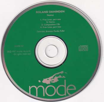 CD Roland Dahinden Trio: Naima