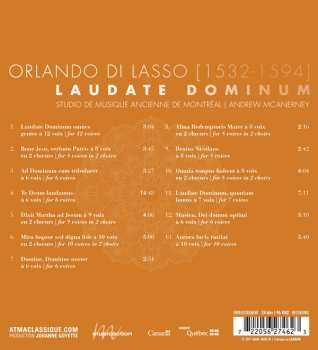 CD Roland de Lassus: Laudate Dominum