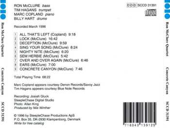 CD Ron McClure Quartet: Concrete Canyon